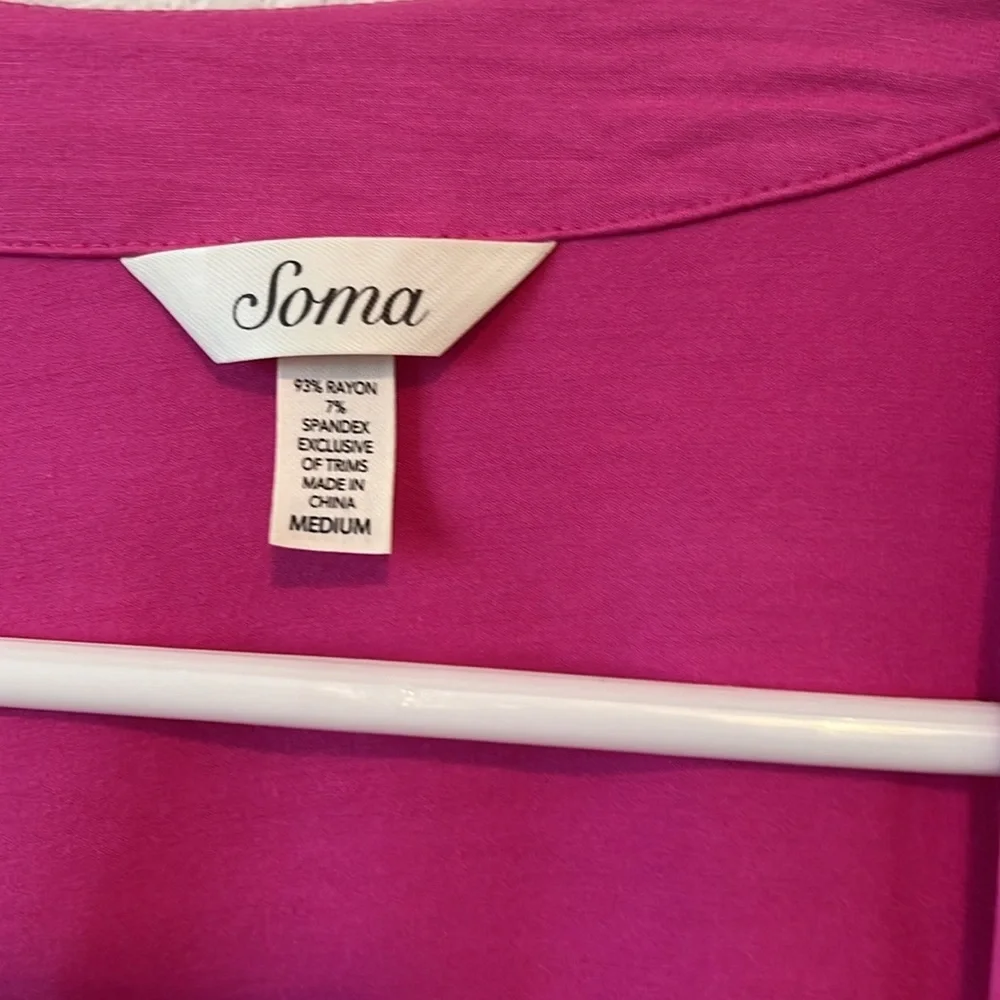 Soma pink open front top - Picture 3 of 5